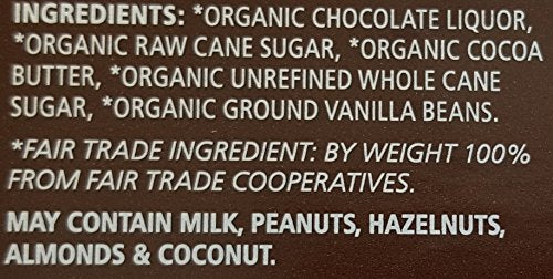 Equal Exchange Organic Very Dark Chocolate 2.8 Ounce Pack of 6
