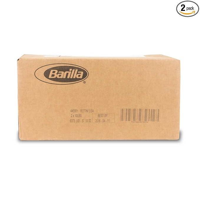 Rotini Pasta 10 Pound -- 2 Case