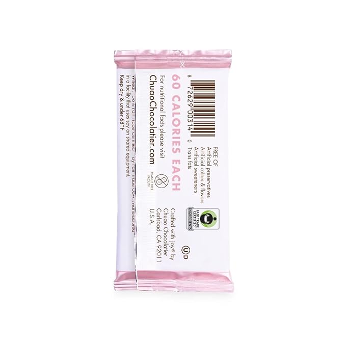 Chuao Chocolatier Sprinkle Dreams Milk Chocolate Mini Bars | Gourmet Artisan No Preservatives | For Gift Baskets Christmas Gifts for Women Men Birthday Thank You Care Package | 24 Pack