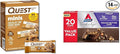 Quest Mini Chocolate Chip Cookie Dough Protein Bars 14 Count &amp Atkins Peanut Butter Cups Dessert Favorite 20 Count