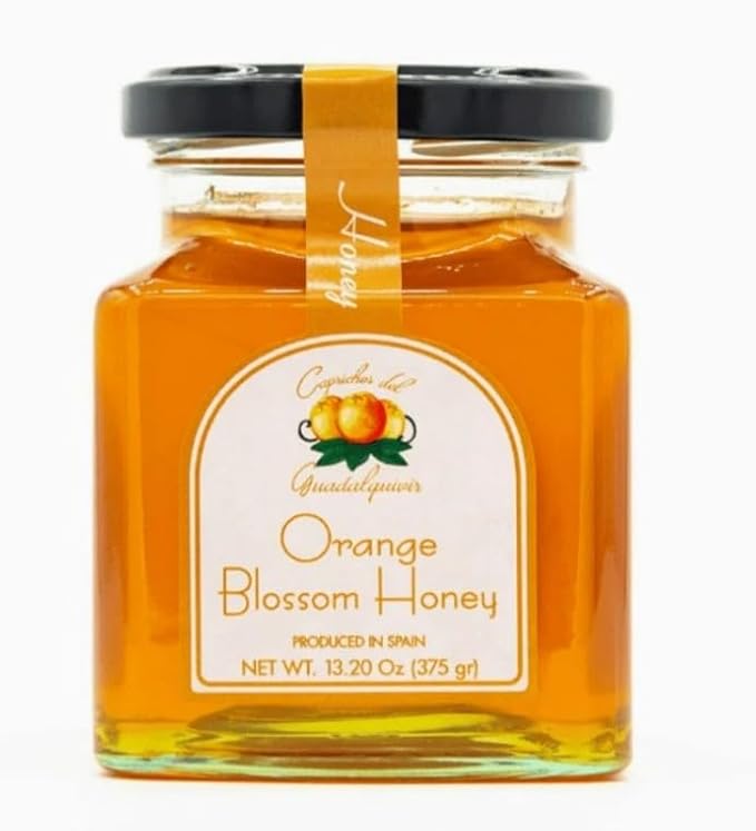 Caprichos del Guadalquivir Spanish Orange Blossom Honey 13.2 Oz Imported from Spain