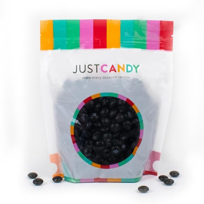 375pcs Black Coated Candy Milk Chocolate (12oz 375pcs)