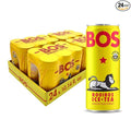 BOS Rooibos Iced Tea Lemon | 24x (6x 10.1 oz Cans) | Organic Caffeine Free Naturally Sweet Antioxidant-Rich Herbal Red Rooibos Tea | From South Africa