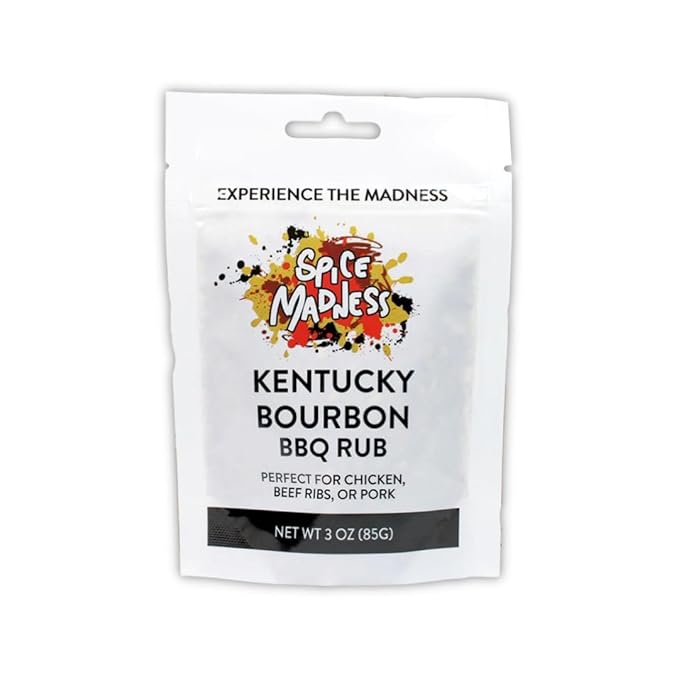 Spice Madness Seasoning Pouches 3oz (3 Pack Kentucky Bourbon)