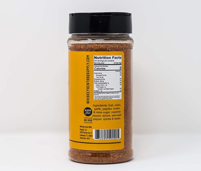 Whiskey Bent BBQ Meat Rub and The Dunk All Purpose Brine 5 Pack Bundle Barbecue Seasoning 12 oz