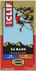 Clif Bar Variety Pack Chocolate Chip Crunchy Peanut Butter 2.4 oz. Nutrition Bars (24 Count)(Pack of 2)