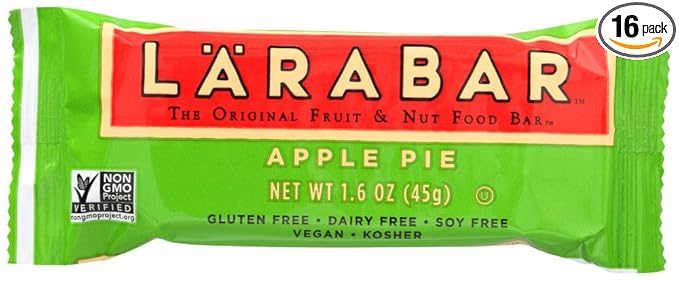 Bulk Saver Pack 16x1.6 OZ : LaraBar - Apple Pie - Case of 16