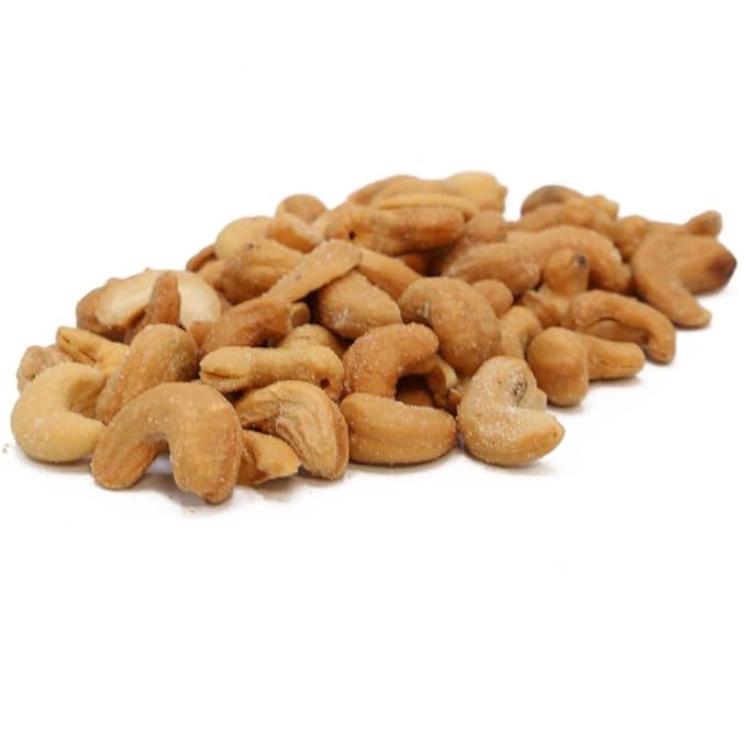 C.J. Dannemiller Whole Cashews Bulk 10 LB Box Roasted &amp Salted Medium Size 320 Perfect for Snacking Cooking Trail Mixes