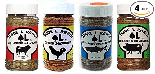 Spade L Ranch Variety Pack Marinade and Seasoning 6 Oz. (1)