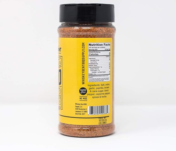 Whiskey Bent BBQ Meat Rub and The Dunk All Purpose Brine 5 Pack Bundle Barbecue Seasoning 12 oz