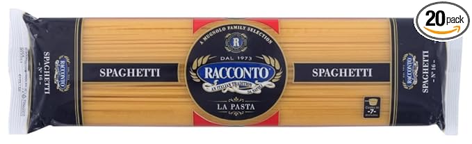 Racconto Spaghetti 16-Ounce Packages (Pack of 20)