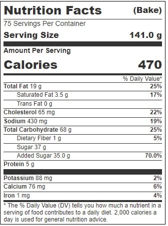Bake N Joy Homestyle Cranberry Orange Muffin Batter 5.4 Ounce - 75 per case