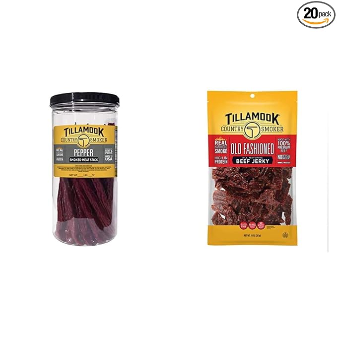 Tillamook Country Smoker Tillamook Real Hardwood Smoked Old Fashioned Silver Dollar Beef Jerky &amp Tillamook Real Hardwood Smoked Old Fashioned Silver Dollar Beef Jerky