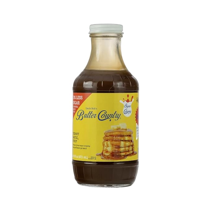 Butter Country Buttermilk Syrup 2-flavor pack: Coconut Cream and Maple | 16 Oz each