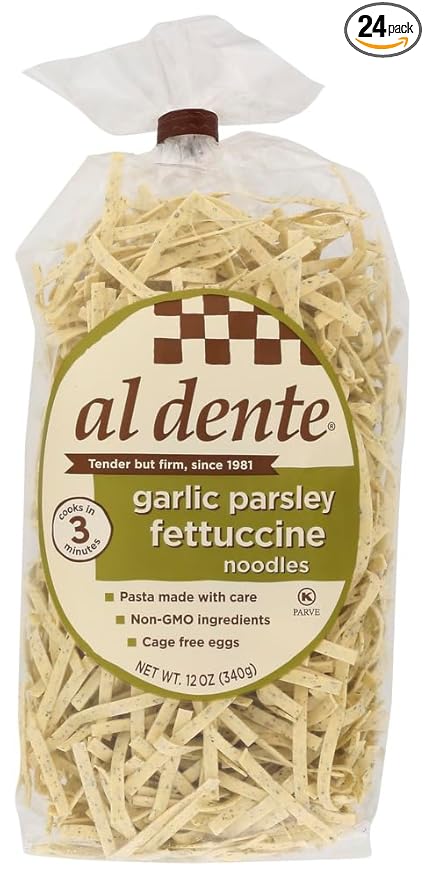 Al Dente Garlic Parsley Fettuccine 24x 12 Oz