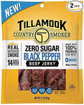Tillamook Country Smoker Zero Sugar Black Pepper Beef Jerky (Pack of 2)