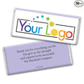 50 Pcs Personalized Candy Promotional Products Add Your Logo Chocolate Bars - Lavender