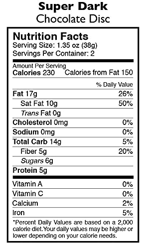 Taza Chocolate Organic Mexicano Disc 85% Dark Chocolate Super Dark 2.75 Ounce (12 Count) Vegan
