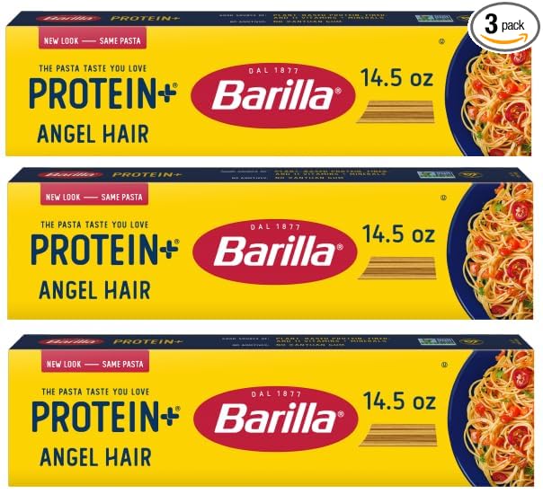 Protein+ (plus) Angel Hair Pasta (Pack Of 3 Boxes) 14.5 oz