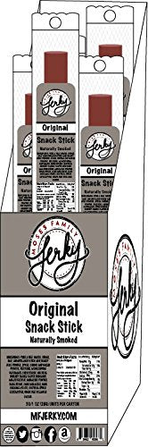 Moses Family Beef Jerky Original Snack Stick 1 Ounce (Pack of 15) Fresh Meat Stick