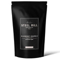Steel Mill Coffee Co. Blueberry Crumble Flavored Coffee – Whole Bean – Medium Roast – 100% Arabica Beans – Vegan – Sugar-Free – Gluten-Free – Gourmet Coffee – 2lb Bag