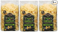 Italian Farfalle Bronze Cut Macaroni Product Crafted With Golden Amber Drum Wheat Semolina (3 Bags 16 oz. each)