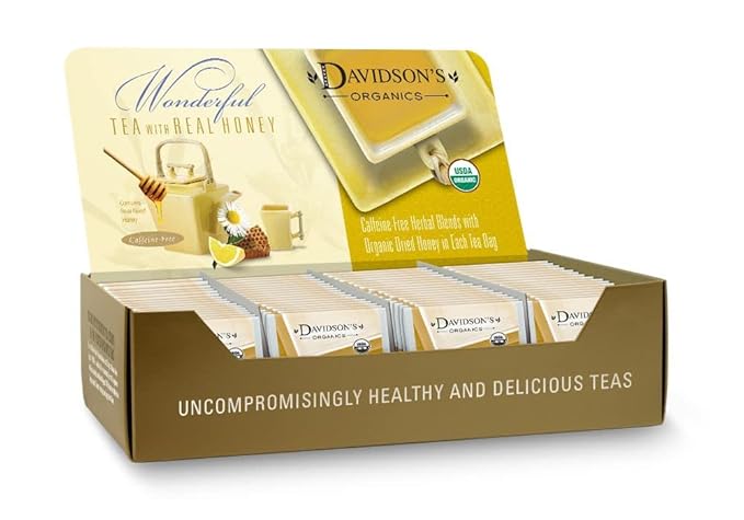 Davidson's Organics Bing Cherry with Almond 100-count Individually Wrapped Tea Bags