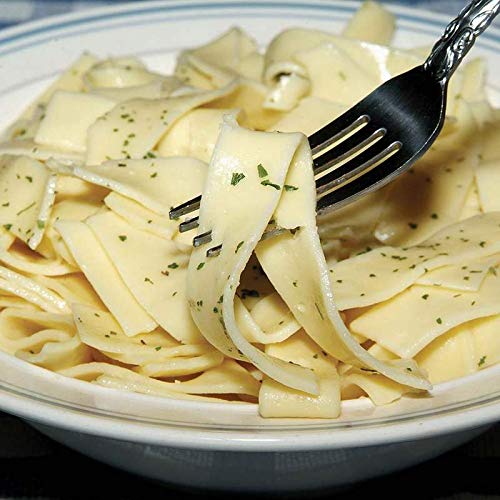 Lehman's Homemade Egg Noodles All Natural USA Made Amish Pasta Case of Four Big 40 oz Bags Medium .25 inch Width