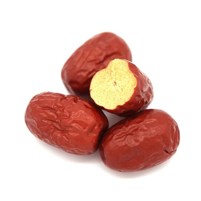Red DatesRed Dates OrganicChinese Red DatesJujubeRed Dates JujubeRed Dates DriedNatural Big Dried Red DatesHong ZaoDried Red Dates (8 oz)