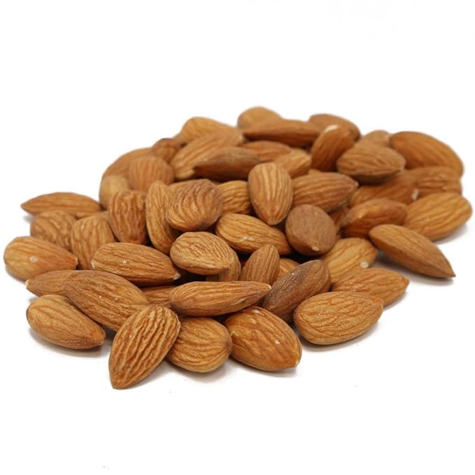 C.J. Dannemiller RAW Almonds Whole Bulk 50 LB Box Regular Red 23/25 Almonds Perfect for Baking and Cooking