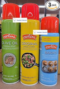 Carlini Olive Oil Cooking Spray Original Canola Spray Baking Non-Stick Spray with Flour (Three Bottles)