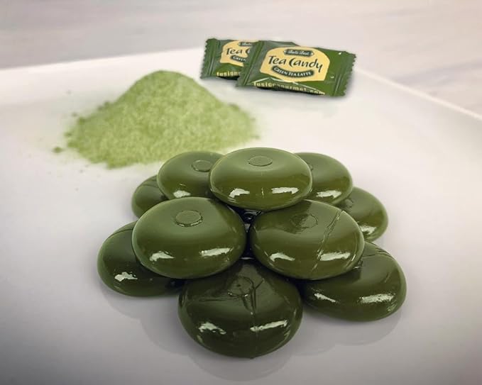 Bali's Best Green Tea Latte Candy 5.3 Oz (Pack of 12) Individually Wrapped Hard Candy Made with Real Tea with Natural Antioxidants Halal