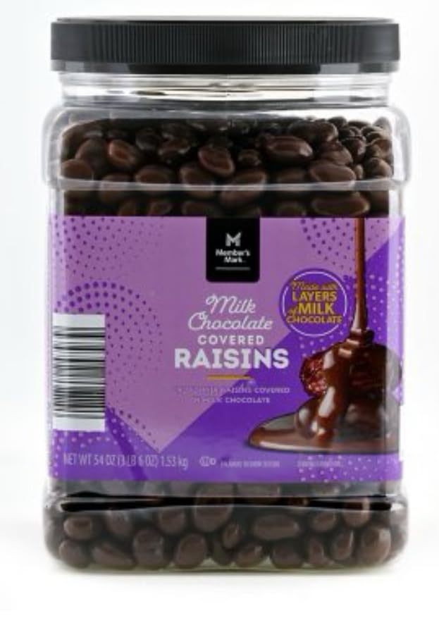 Member Mark Chocolate Raisins (54 oz.)