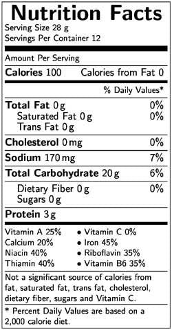 B and G Cream of Wheat Original Instant Cereal 1 Ounce -- 144 per case.