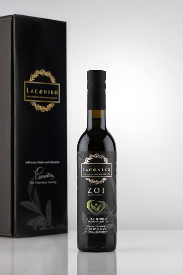 Laconiko ZOI Ultra High Phenolic Extra Virgin Olive Oil | NEW September 2025 Harvest! | 1397 MG/KG Polyphenols | Rich in OLEOCANTHAL 1000 MG/KG | LIMITED QUANTITY | GOLD MEDAL 2026 NYIOOC | 12.68 OZ (