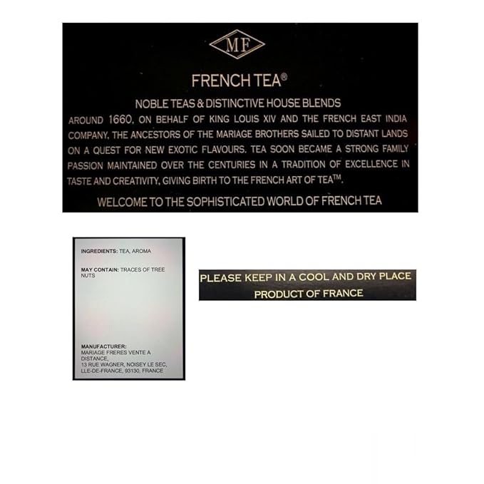 Mariage Freres - Marco Polo (T918-0100) - 100g 3.5oz Black Loose Leaf Tea - Paper Pouch (1 Pack)