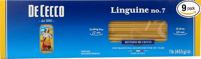 Dececco Linguine 16 OZ (Pack of 9)