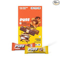 Puff Protein Bars7 Peanut Butter Cup 6 S'more Chunk Flavor 17g Protein Gluten Free 19.2 oz 13 Variety Pack.