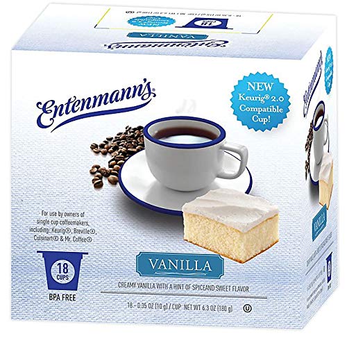 Entenmann's Single Serve Coffee 4/18 count boxes (72 total) (Vanilla)