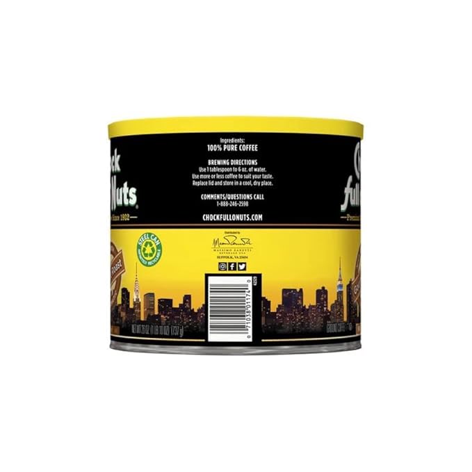 Chock Full o' Nuts Gourmet Roast Coffee 26 Ounce (Pack of 2)