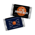 100ct Basketball Party Favors Wrappers for Miniatures Let the Madness Begin (100 Count) - Navy - Candy Not Included