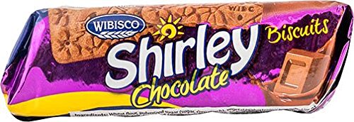 Wibisco Shirley Biscuits Chocolate 3.7 oz (Pack of 24)