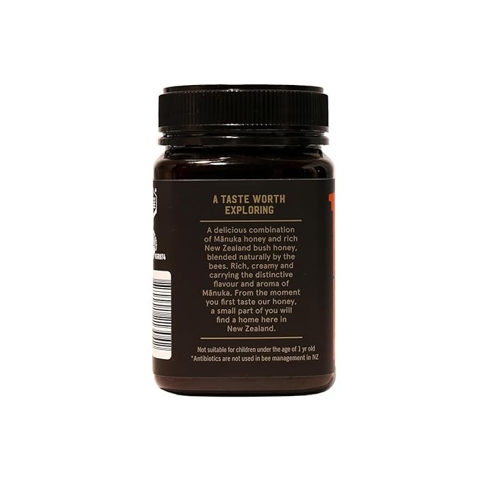 Taylor Pass Honey Co Manuka Honey Blend | Non-GMO New Zealand Honey in BPA-Free Jar | Sustainable Manuka Honey Blend |1lb 1.6oz