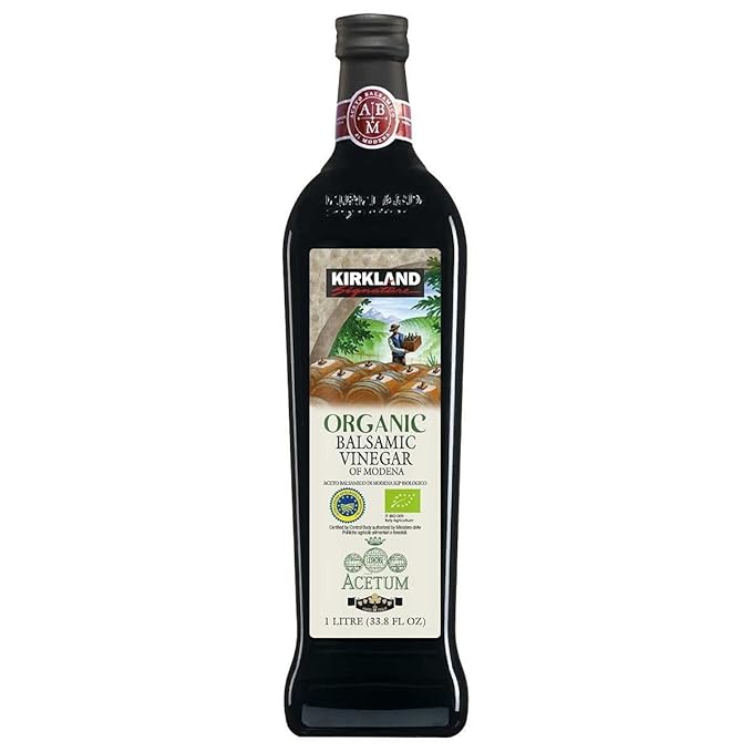 Kirkland Signature Organic Balsamic Vinegar 1 Liter (33.81 Fluid Ounce)