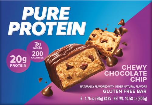 Pure Protein® Chewy Chocolate Chip 50 gram 6 count Multipack