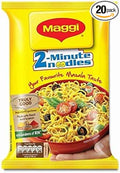 Maggi 2-Minute Noodles Masala 56g | Maggi Noodles Masala Flavor Case of 20 Packet (Images May Vary)