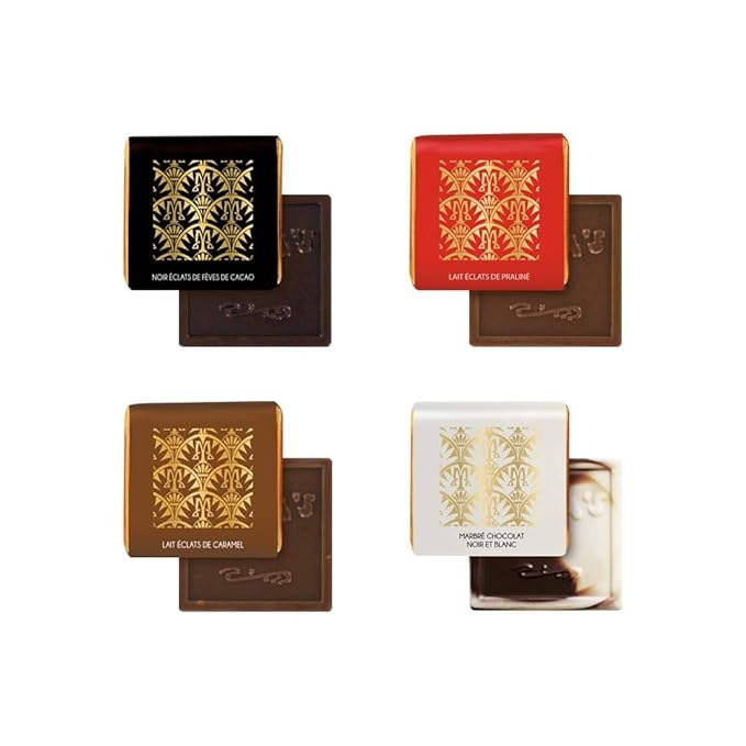 Maxim's de Paris - Square Tin of 50 chocolate squares