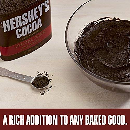 Hershey's Cocoa Natural Unsweetened 8 oz Container (Pack of 4)