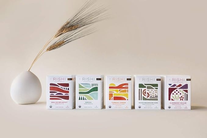 Rishi Tea Masala Chai Herbal Tea - Immune Support USDA Certified Organic Highly Caffeinated Naturally Spiced Black Tea Blend - 15 Sachet Bags 1.85 oz (Pack of 2)