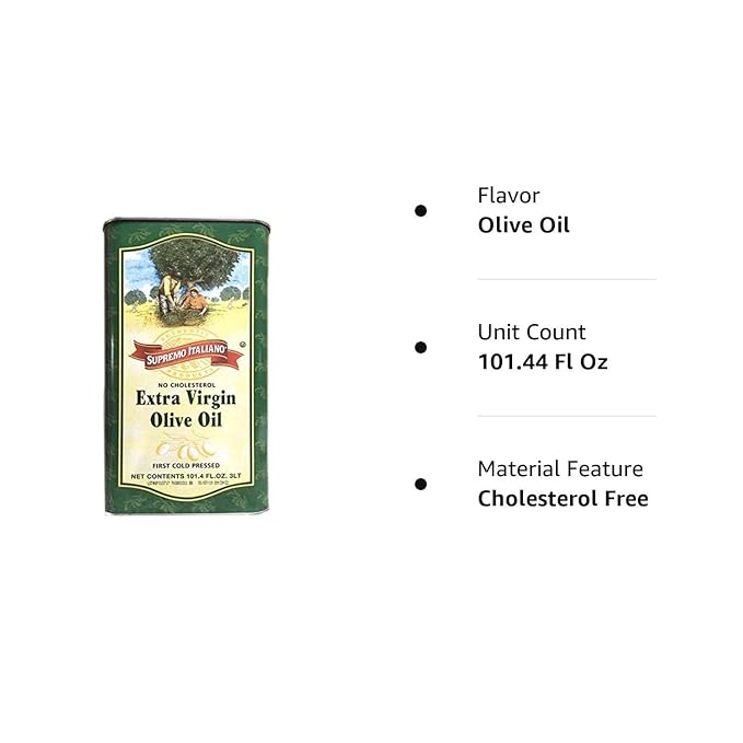 Supremo Italiano Extra Virgin Olive Oil 3L Packed in Italy